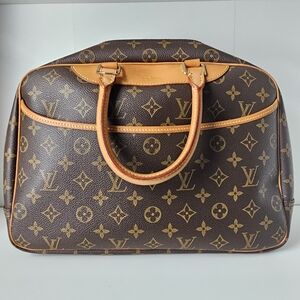 Louis Vuitton Brown and Tan Monogram Deuville